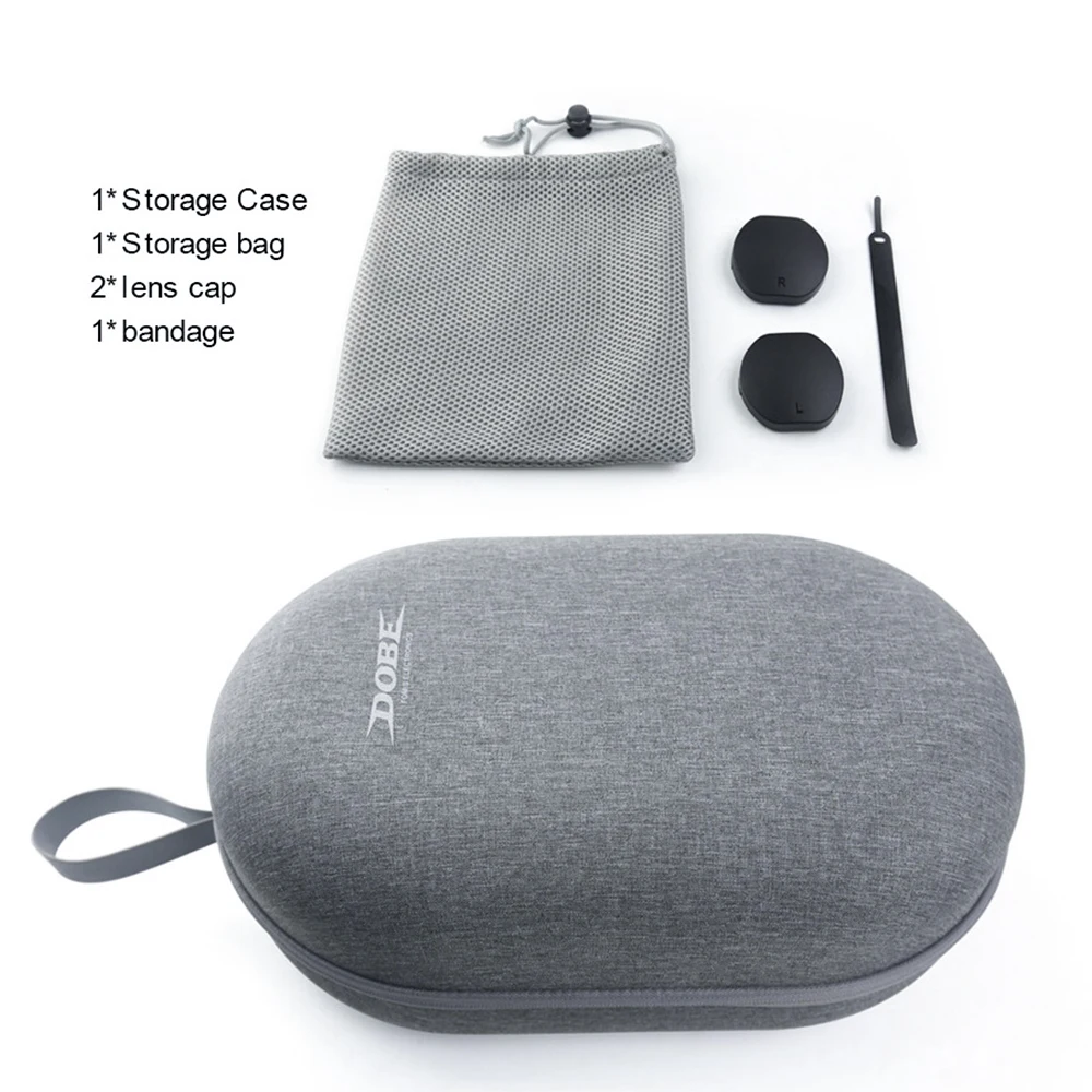 

Жесткий защитный футляр EVA для PSVR2, портативный фотоальбом с защитными крышками объектива, дорожная сумка для хранения для PS VR 2 P-S VR2, аксессуары