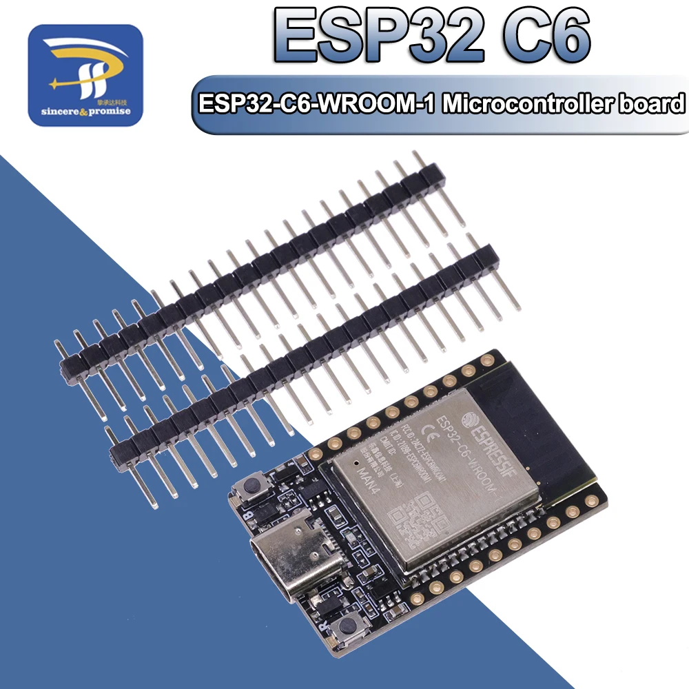 ESP32-C6 Development board module Wi-Fi6 esp32 board Microcontroller board series module board ESP32-C6-WROOM-1