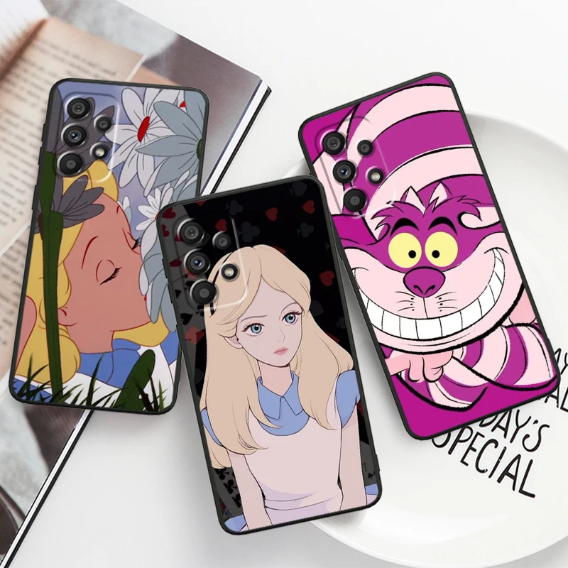 Чехол для телефона с рисунком «Алиса чудес» для Samsung A53, A52, A33, A32, A51, A71, A21S, A13, A73, A55, A22, A23, A35, A72, A54, A12 Чехол для телефона с рисунком «Алиса чудес» для Samsung A53, A52, A33, A32, A51, A71, A21S, A13, A73, A55, A22, A23, A35, A72, A54, A12