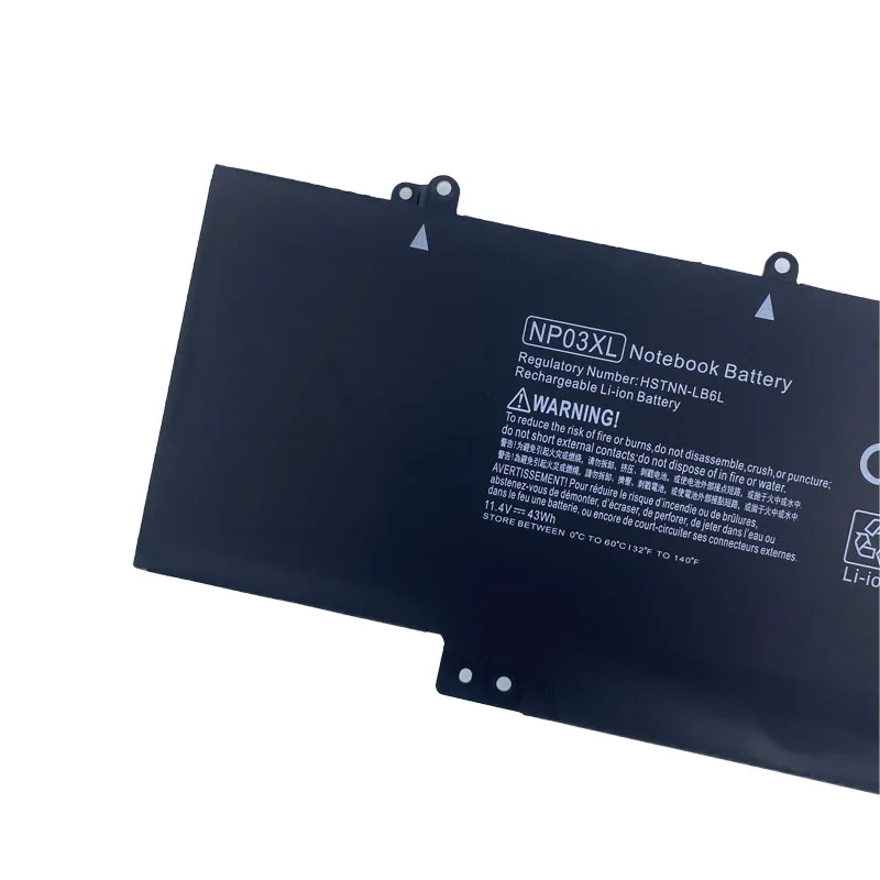 NP03XL 11.4V 43WH baterai Laptop untuk HP Pavilion X360 TPN-Q147 TPN-Q146 TPN-Q148 HSTNN-LB6L 760944-421 15-U010DX