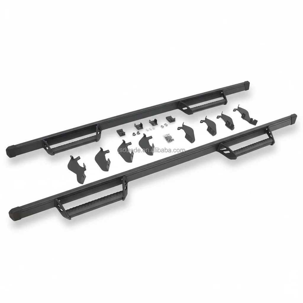 Heavy Duty Side Step, Aluminum Alloy Running Board, Matte Black Nerf Bars, fit for Toyota Tundra 2022-2026, for Toyota Tacoma