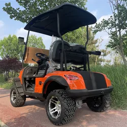 Electric Self-Propelled Car 60V Lithium Battery Powered Electric Cart Foot Operated Park Brake Golf Cart Model E 2 Seat