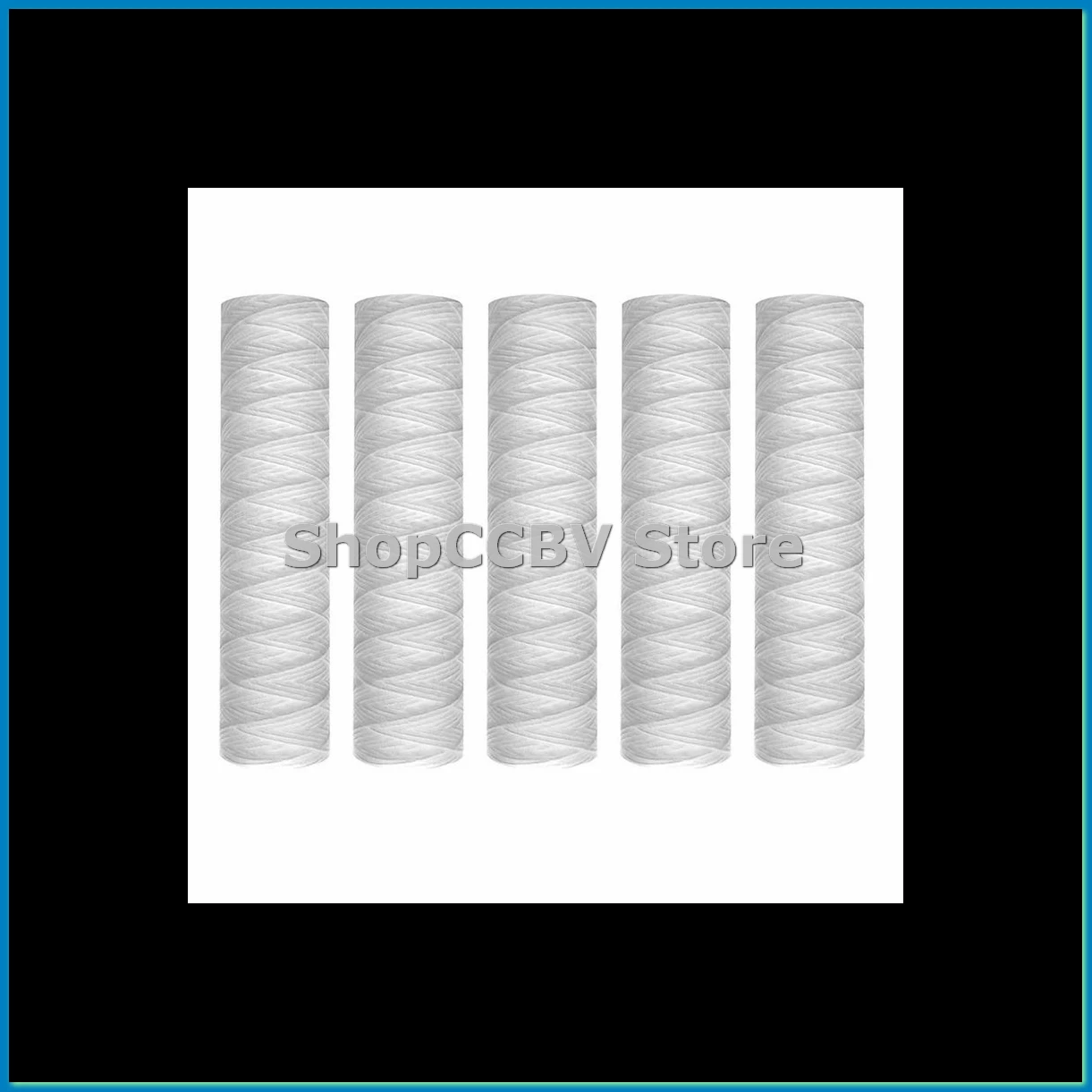 

Фильтр для воды из нитей с витым намоточным слоем 10 дюймов x 2,5 дюйма для очистки осадка во всем доме, A33R