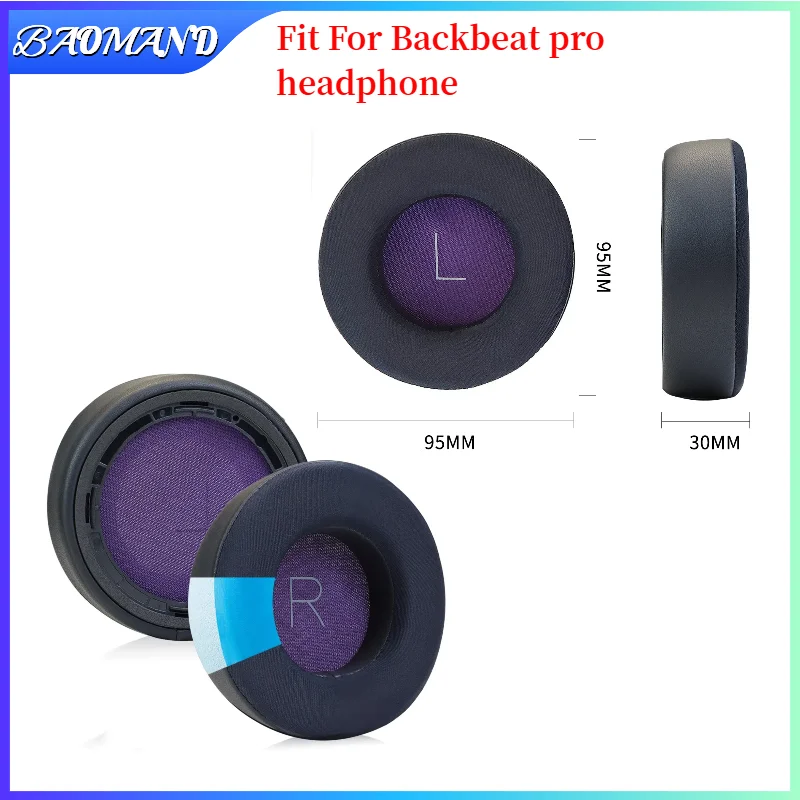 

Replacement Earpads for Backbeat pro Headset Headphones Leather Sleeve Earphone Earmuff