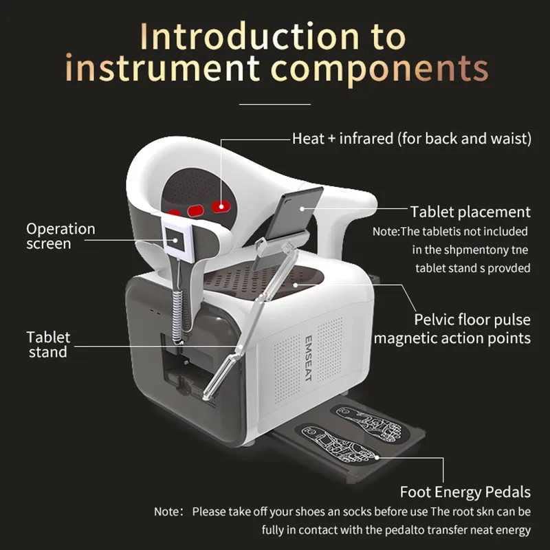 

EMS Pelvic Floor Muscle Massage Machine for Foot massage Vaginal Tightening Dredge meridians Massage Chair