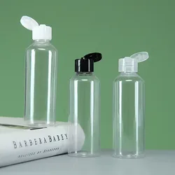 100ml PET Plastic Bottle Lotion Dispensing Bottle Hand Sanitizer Gel Bottle Small Flip-Top Travel Toiletries Storage Bottles