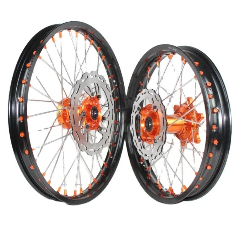 high quality 21 18 inch enduro motorcycle wheel set fit RMZ 250 450