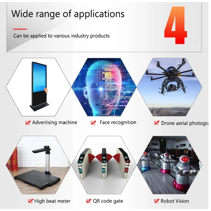 【スーパーディール】USB ドライブ不要のカメラモジュール交換用 OV3660 カメラ 110 /2.1 ミリメートル広角モジュールコンピュータ部品用