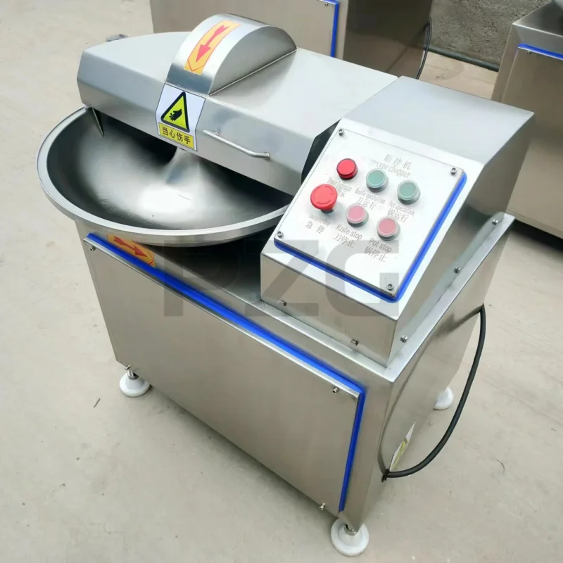 40L Automatic Shrimp Fresh Vegetables and Meat Chopping Machine Garlic Mud Chopping Machine Equipment