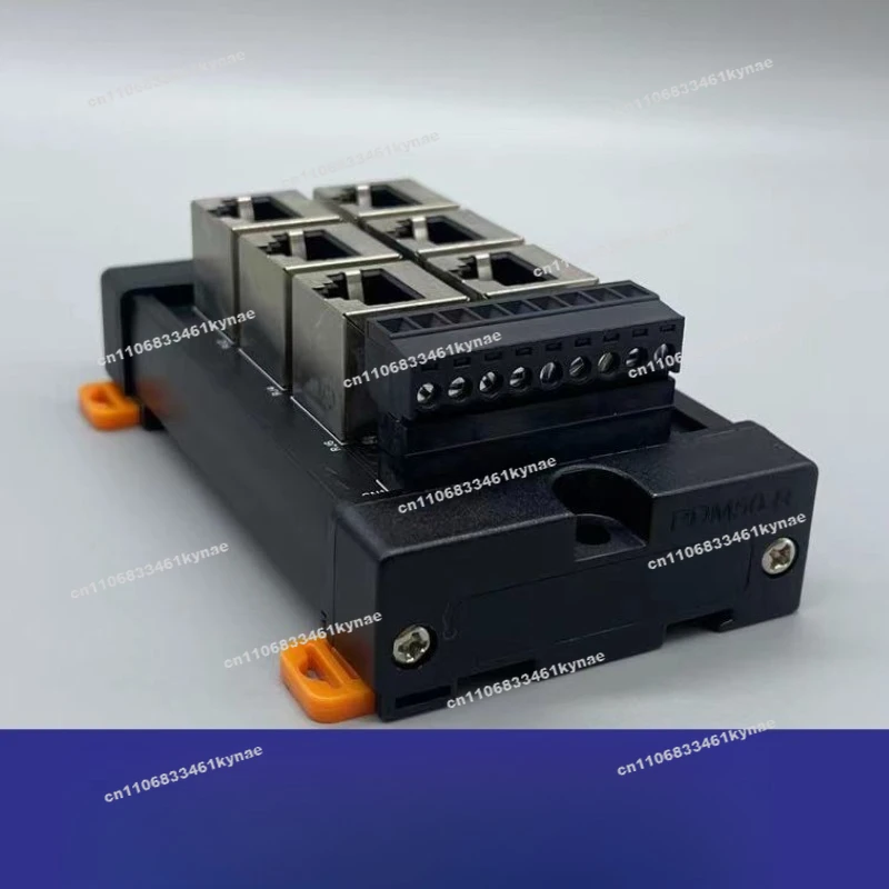 Suitable for RJ45 To Terminal 6-way RJ45 To 8PIN Communication Hub Module, Multi-network Port RJ45 Intercommunication