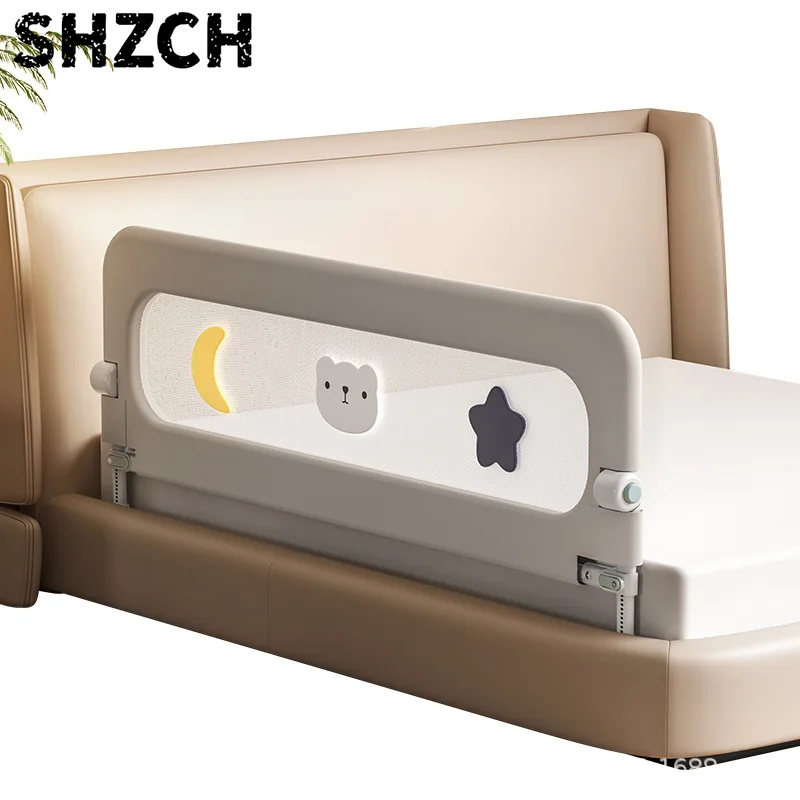 Barandilla de Seguridad para Cuna, Barrera Anticaídas para Bebés, Barrera Lateral Plegable para Cama, Barrera Lateral de Cama Práctica para Niños Pequeños