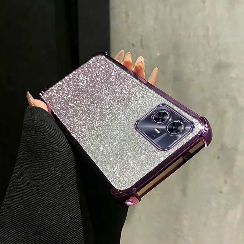 Fashion Anti Drop Phone Case For Oppo Realme C11 C15 C12 C17 C20 C21 C21Y C25Y C30 C30S C31 C33 C35 C53 C51 C55 2021 2020 4G 5G