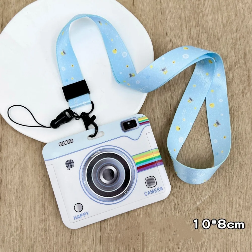 Bus Card Holder Lightweight Retro Camera Card Case Keychain Card Case Modern Student Id Badge Holder For Students