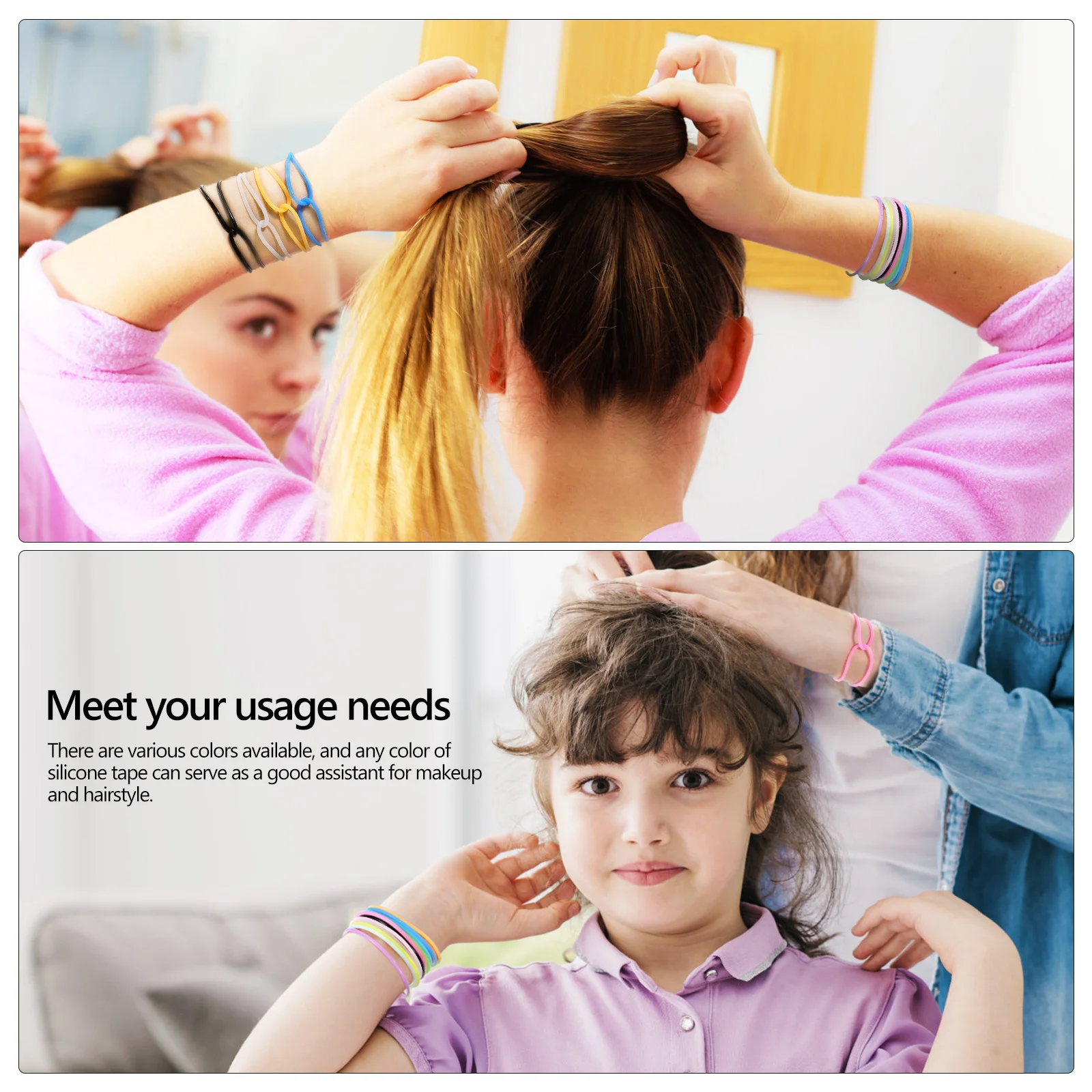 

150Pcs Glow Night Silicone Wristbands Jelly Bracelets Elastic Hair Ties Luminous Bands for Running Outdoor Use