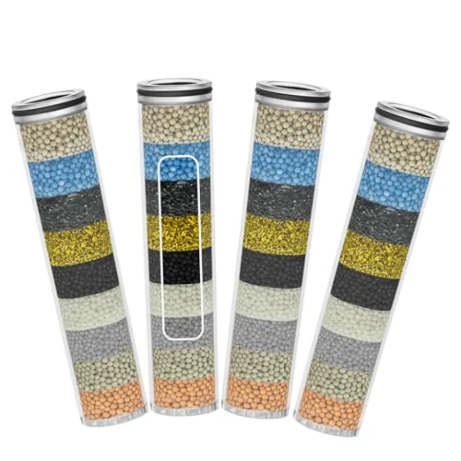 

Многоступенчатый фильтр для душа MakeFit SSJ731/SW9730 с ручным комбинированным фильтром для жесткой воды, высокоэффективный, из нержавеющей стали