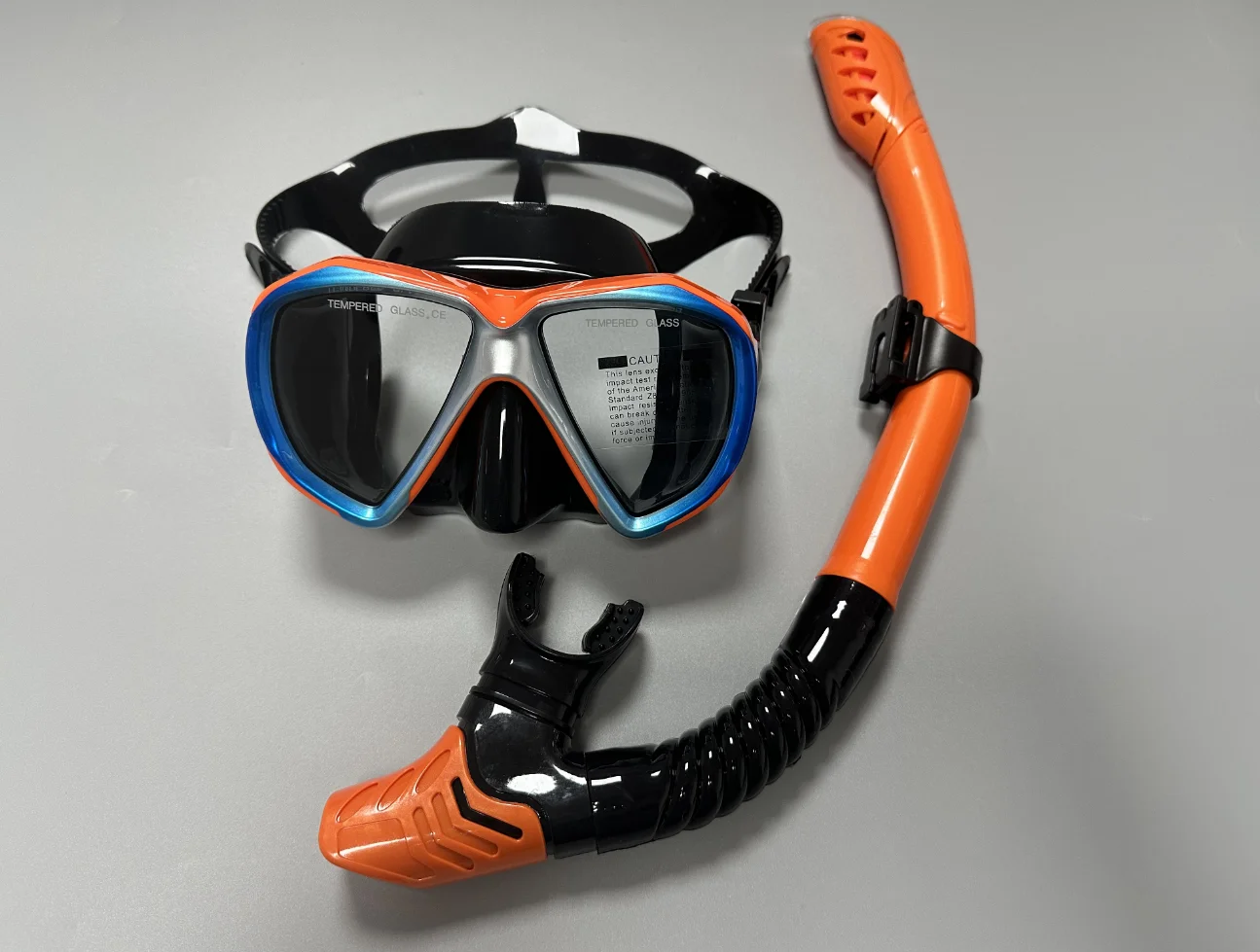 QYQ Professionelle Tauchmasken Schnorchelset Erwachsene Silikonrock Brille Brille Tauchmaske – Detail 1