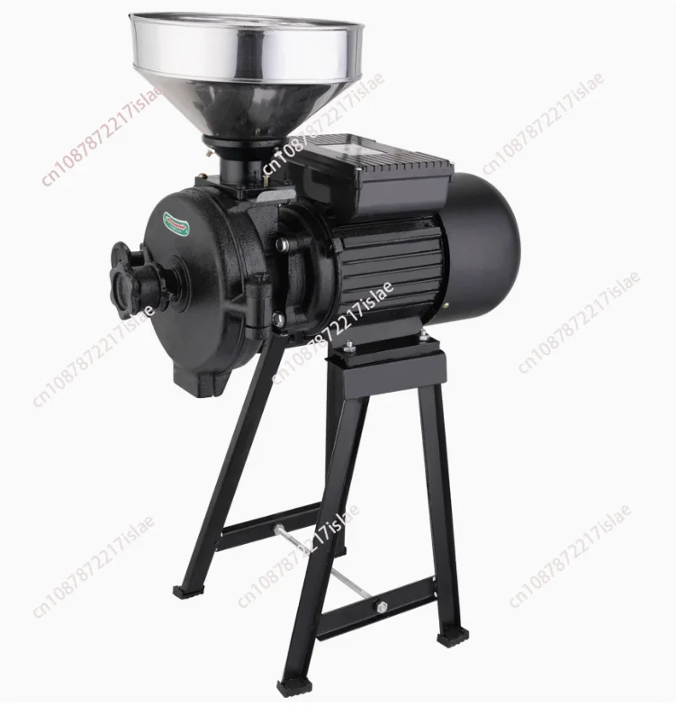 2200W Heavy Duty Electric Grain Mill Grinder Feed Pulverizer Machine W/Funnel for Crops Commercial & Home