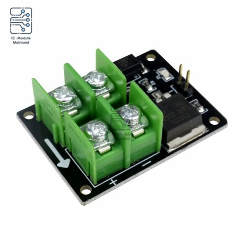 Low Voltage MOSFET Switching Module 36V P-Channel FET for Arduino Connection IO MCU PWM Control Motor Speed