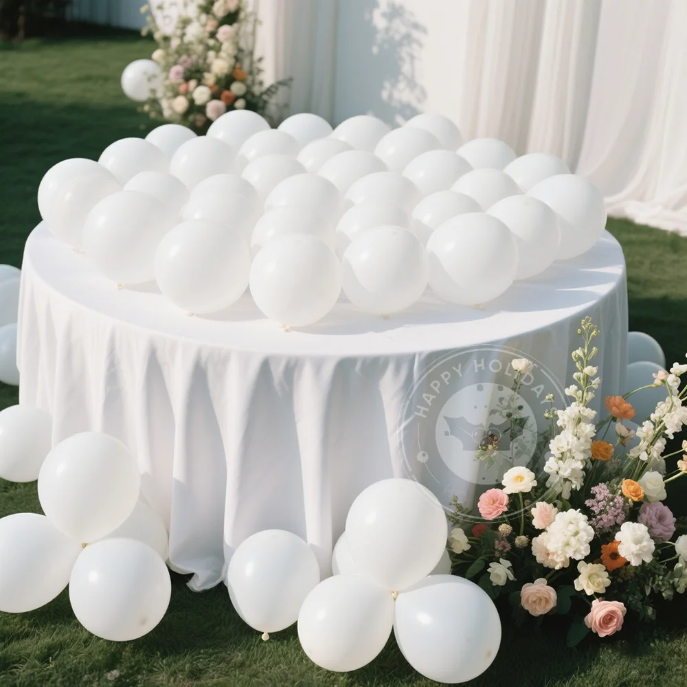 

100pcs 10/12inch Thick Candy Colored Matte Balloon Birthday Party Wedding Decoration Latex Balloons Baby Shower Globos Kids Toys