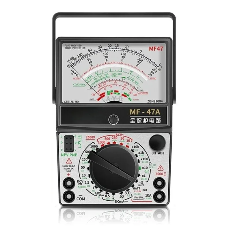MF47A Analog Multimeter Internal Magnetic Type High Precision Pointer Testment for Electrician