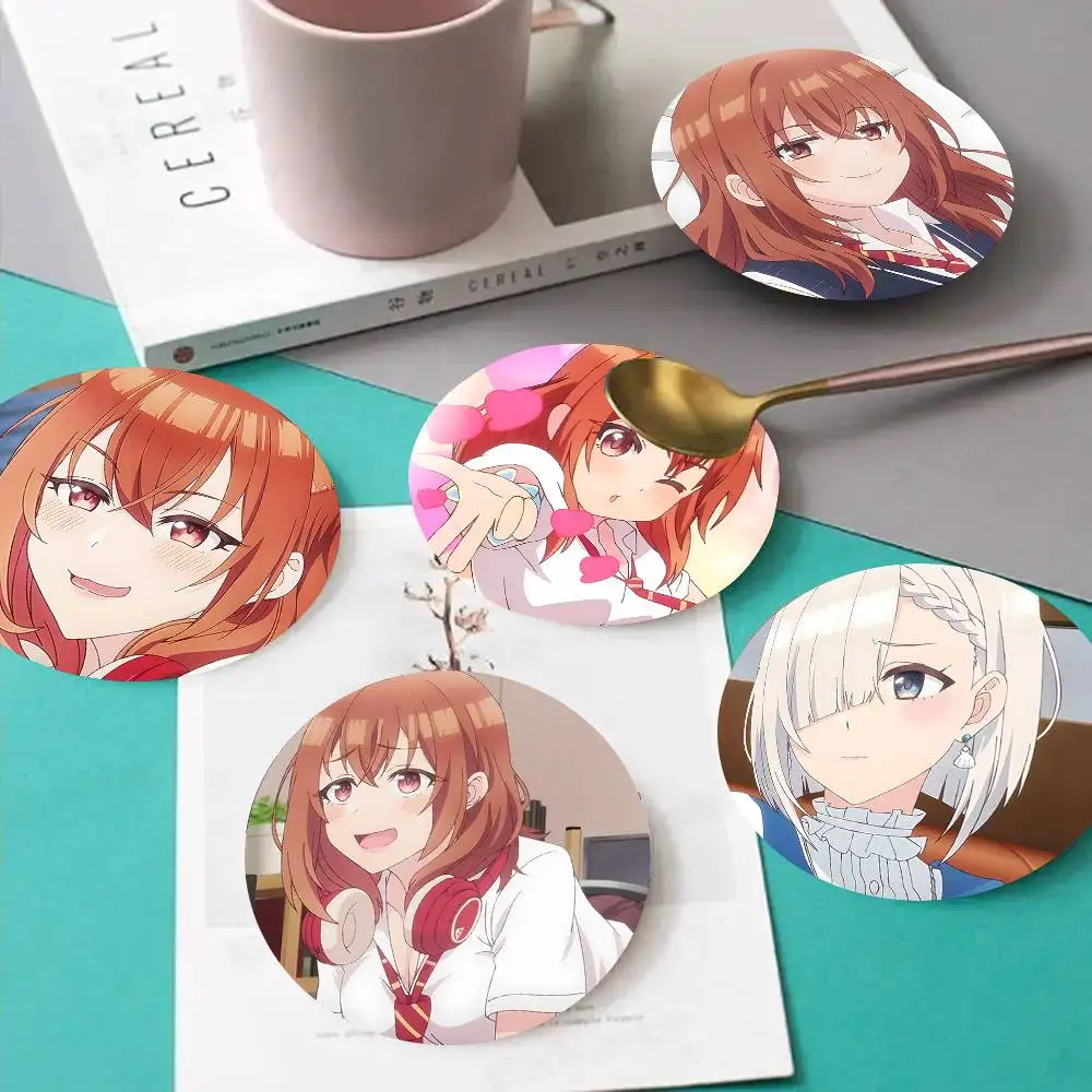 1pc Friend's Little Sister Has It In For Me Wooden Coaster Colour Printing Cup Mat Home Desk Decoration Gifts