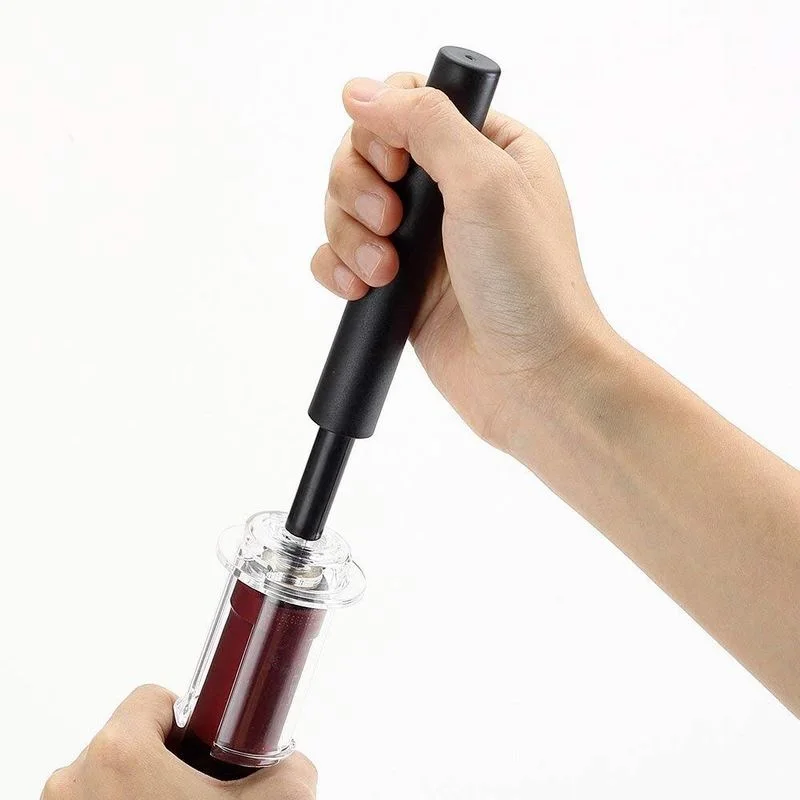 Wine Opener Air Pump Wine Bottle Opener Stainless Steel Pin Cork Remover Air Pressure Corkscrew Kitchen Tools Bar Accessories