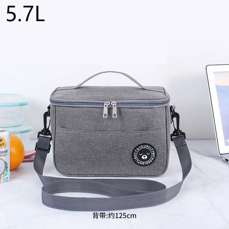 5.7L Cooler Bags Thermal Insulation Package Portable Food Storage Bag Insulated Lunch Bag Insulated Thermal Bag 5.7L