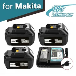 18V for Makita battery+DC1BRC charger rechargeable lithium-ion battery replacement MAKITA BL1860 BL1880 BL1850 BL1840 BL1830