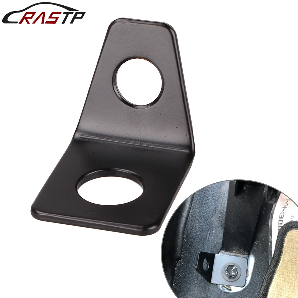 

RASTP-Car Seat Belt iron Sheet Holder 90 Degree Angle Bracket Kit L-shaped Mounting Bracket Modification Accessories RS-BAG062