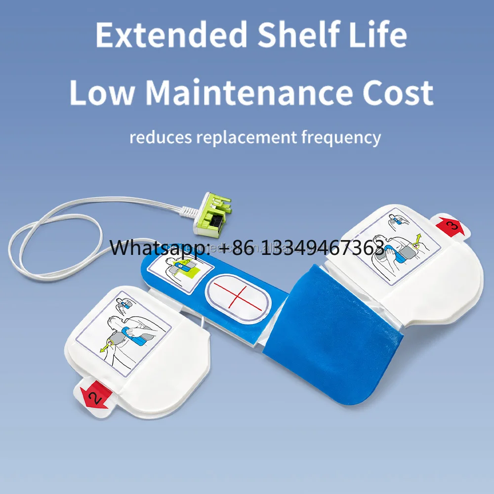 8900-0800-01 Electrodes Latex-Free Hydrogel Adhesive Pre-Connected One-Piece