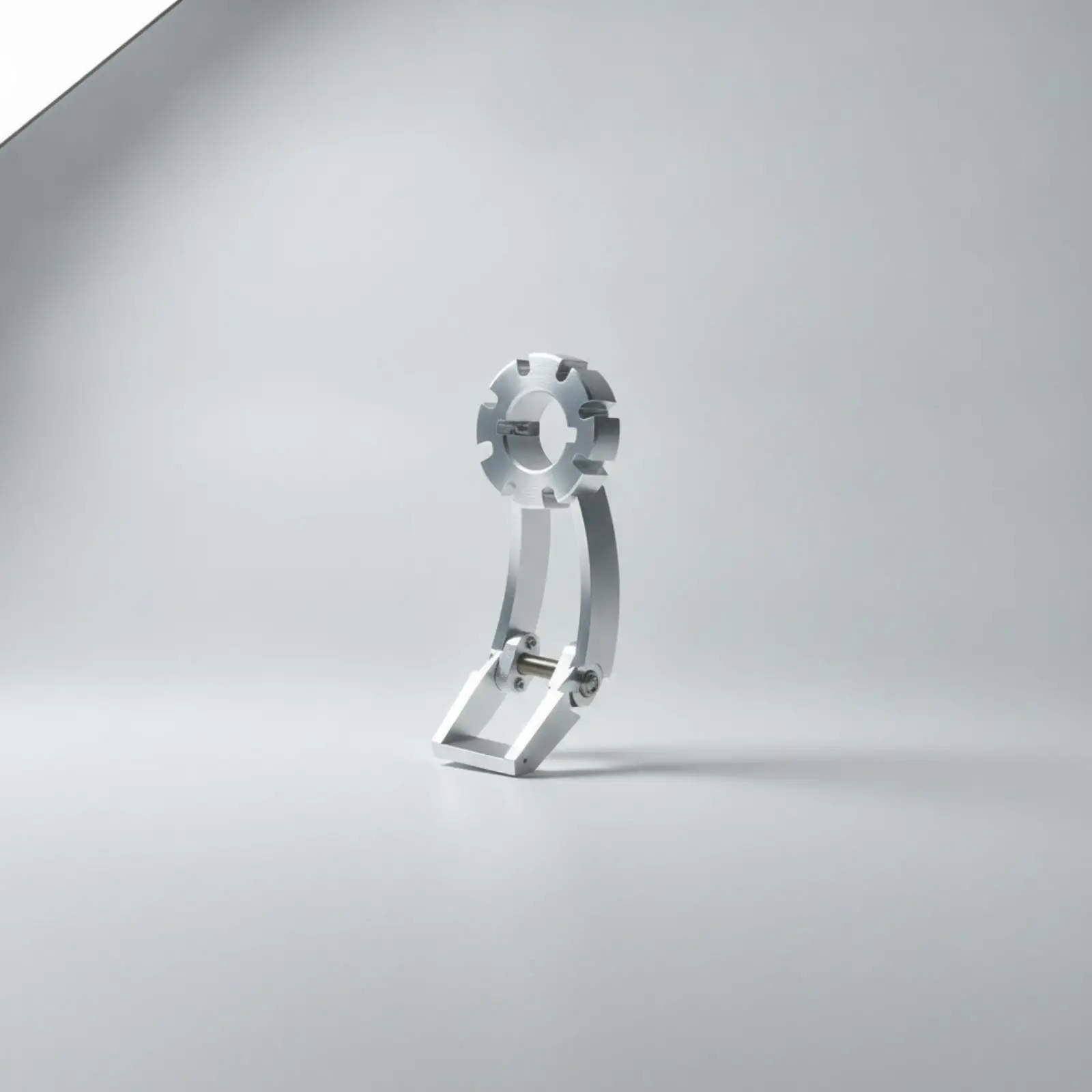 Awning Mounting Bracket Aluminum Side Support for Square Profile Retractable Sunshade with Cover and Adjustment Mechanism