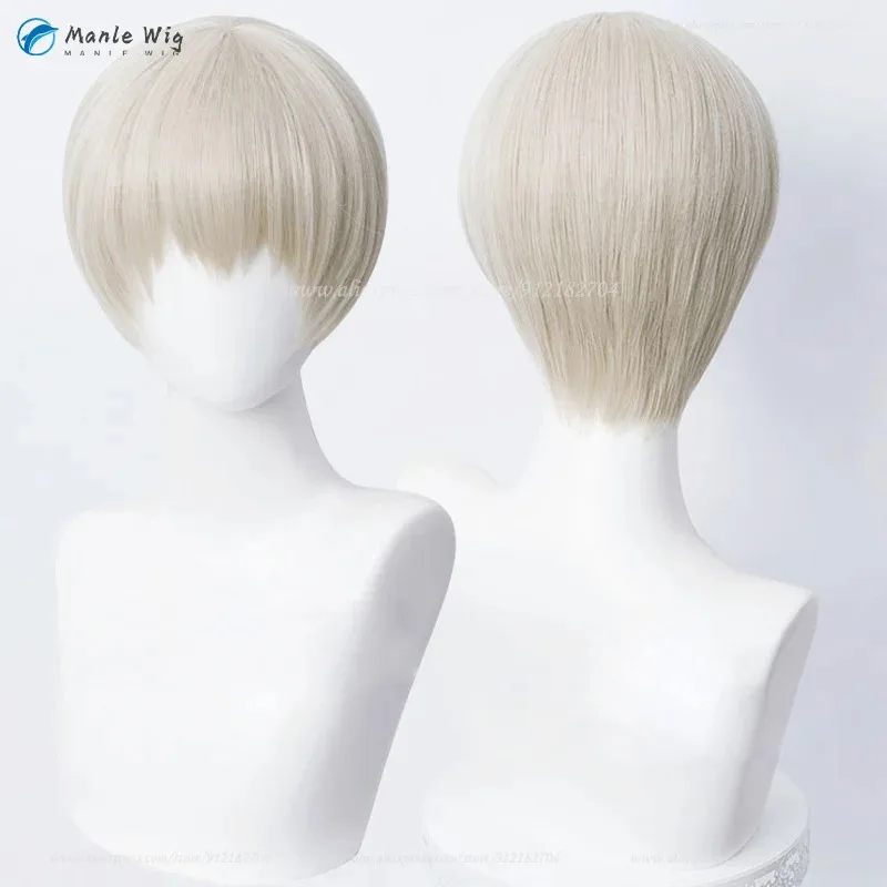 

Vivi 2025 аниме косплей тип 2 короткие светлые льняные золотые парики Тоге Инумаки термостойкие синтетические волосы P