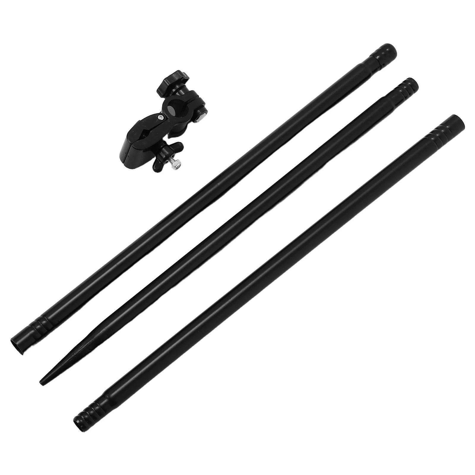 1Set Beach Umbrella Sand Anchor Heavy-Duty 3 Section Adjustable Metal Ground Stake for Outdoor Patio Camping Fishing Yard