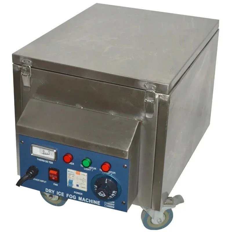 Stage dry ice fog machine MK-F12 stainless steel dry ice smoke machine for wedding/celebration performance equipment 110/220V