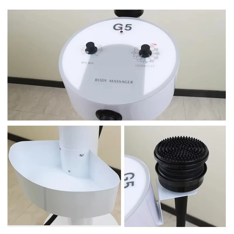 2025 New Professional Stand G5 Waist Massager Body Vibrator High Frequency Body Massager Machine Massage with Vibration for Spa