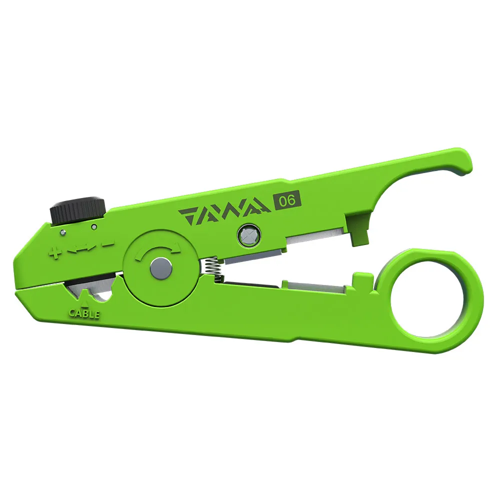 TAWAA 06 Multifunction Cable Stripper Wire Stripping Tool for Network Cable Coaxial Cable Fiber Drop Cable Stripper