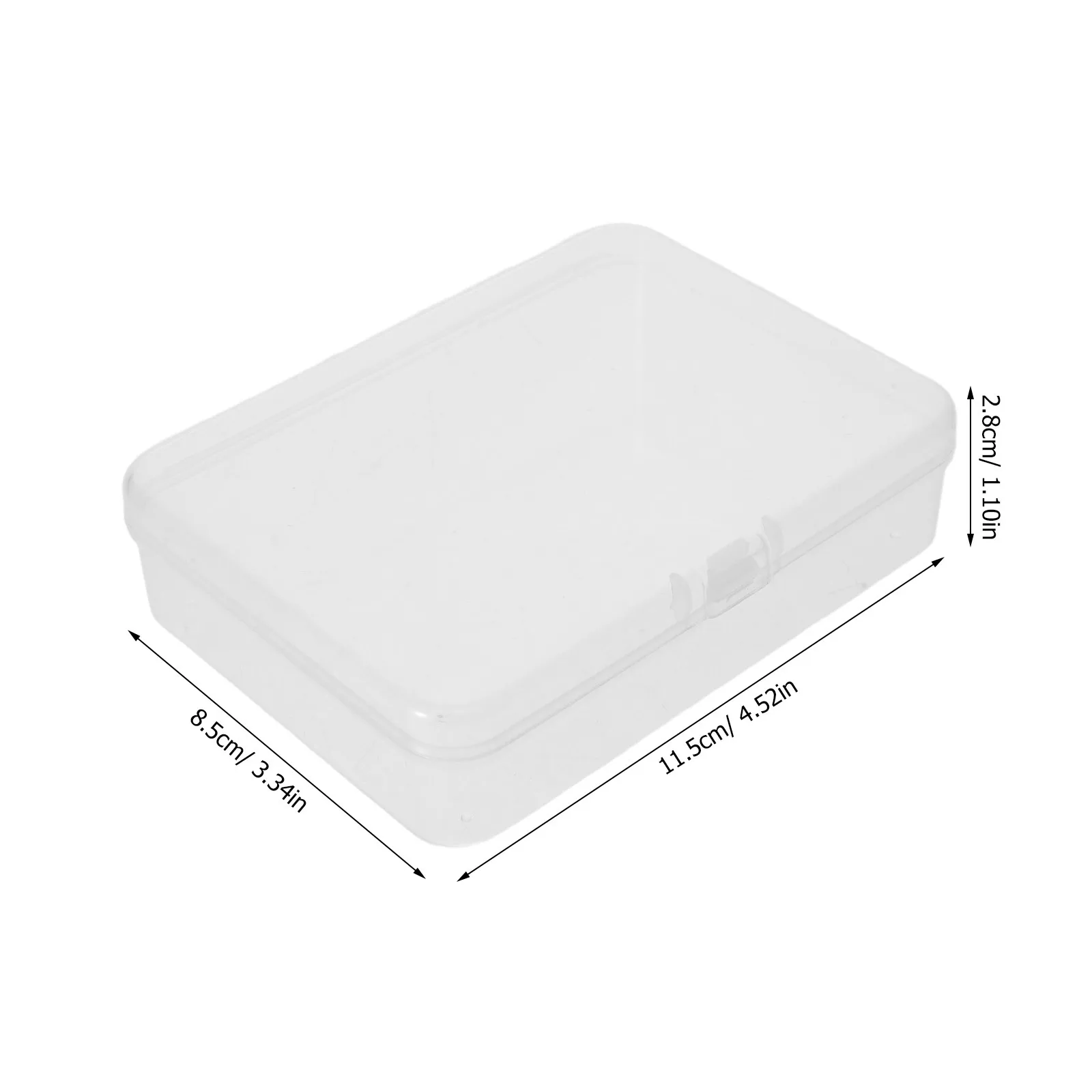 24Pcs Transparent Crayon Storage Boxes Stackable Plastic Organizer Container Lid Classroom Supplies Pencil Marker Case