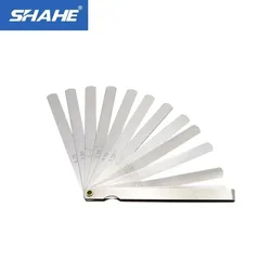 SHAHE 150 mm Length 17 Blades Feeler Gauge Metric Feeler Gauge 0.02-1.00 mm Measurement Instruments