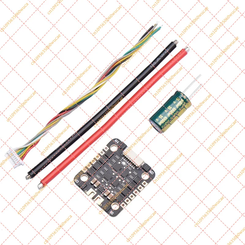 for JHEMCU EM40A 2-6S 40A 4-in-1 ESC, Bluejay Firmware DShot600 for FPV Micro Racing Drone DIY Build