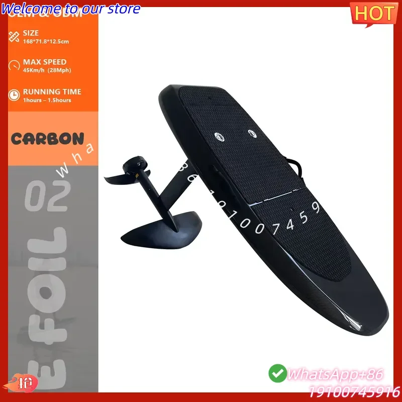 CE Certificate High Quality Electric Surfboard Jet Efoil Carbon Hydrofoil Kitesurf 6000W Water Scooter Assist for