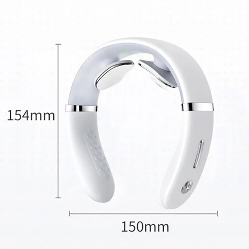 Cervical Massager Protable Mini Neck Shoulder Massager Deep Massage with Adjustable Neck Massager for Neck Relaxation Onigiri