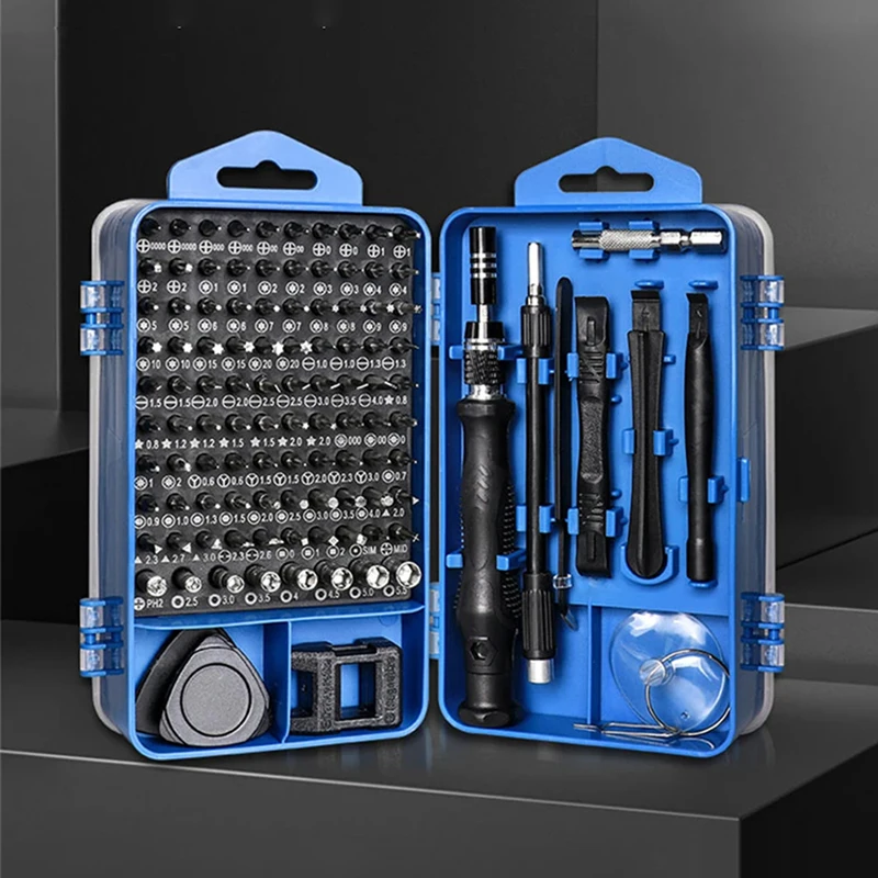 115/117 in 1 Precision Screwdriver Set Magnetic Hex Screw Driver Bits Hand Tool Kit for Xiaomi Mac PC Mobile iPhone Repair