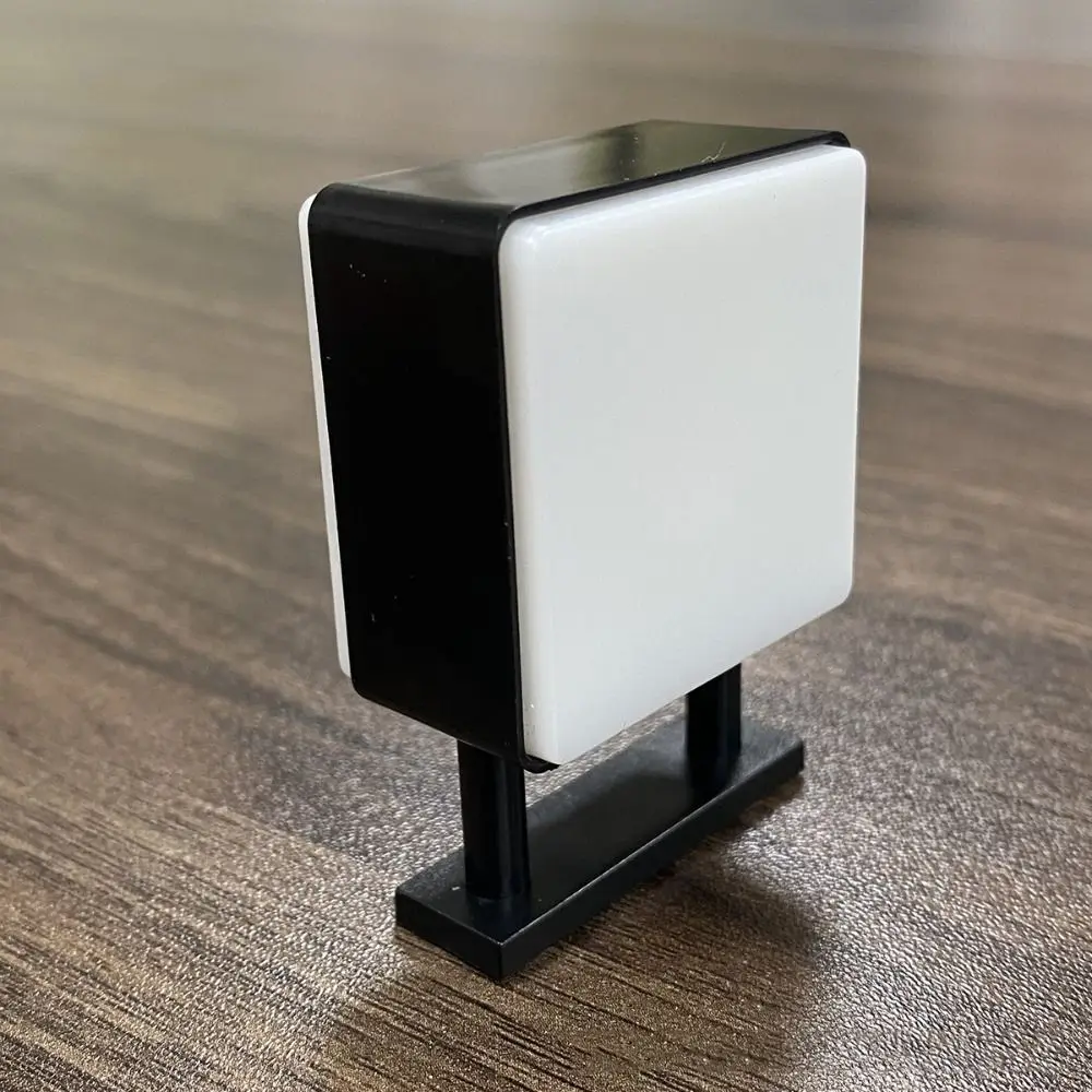 With LED Lights Fridge Sticker Round Square Mini Fridge Decoration Magnets Plastic Blank with No Pattern