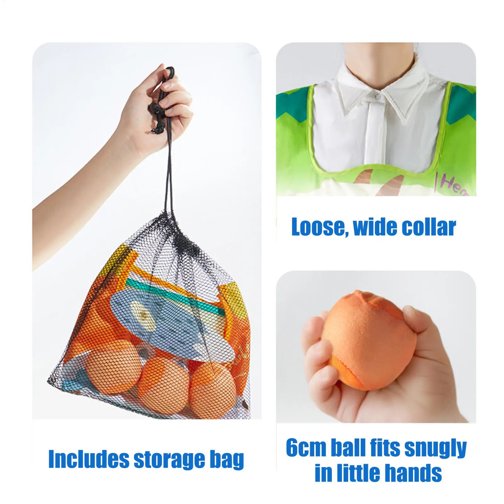 Toss And Catch Game Sticky Soft Throwing Balls Children Toss Games For Outdoor Backyard Lawn Beach Poolside Camping Travel