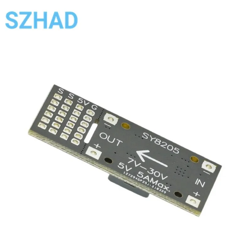 DC 7V-30V to 5V MP2482 SY8205 Step-down Module Servo Power Driver Board 6 Channel Power Supply Module for Arduino Raspberry Pi