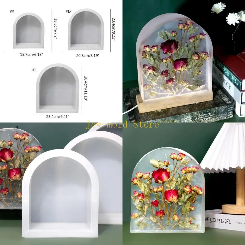 

C71B Bookends Resin Плесень глубокая арка