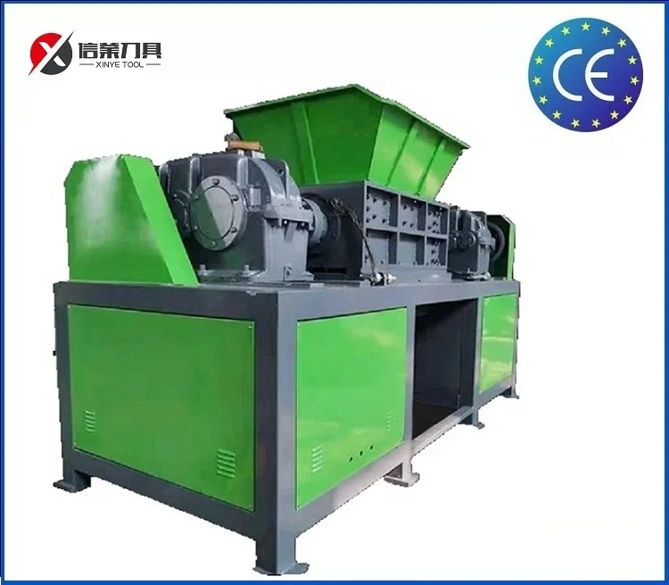 Hot sale Industrial Double Shaft Waste Car Plastic Scrap Metal Shredder Machine with best p rice