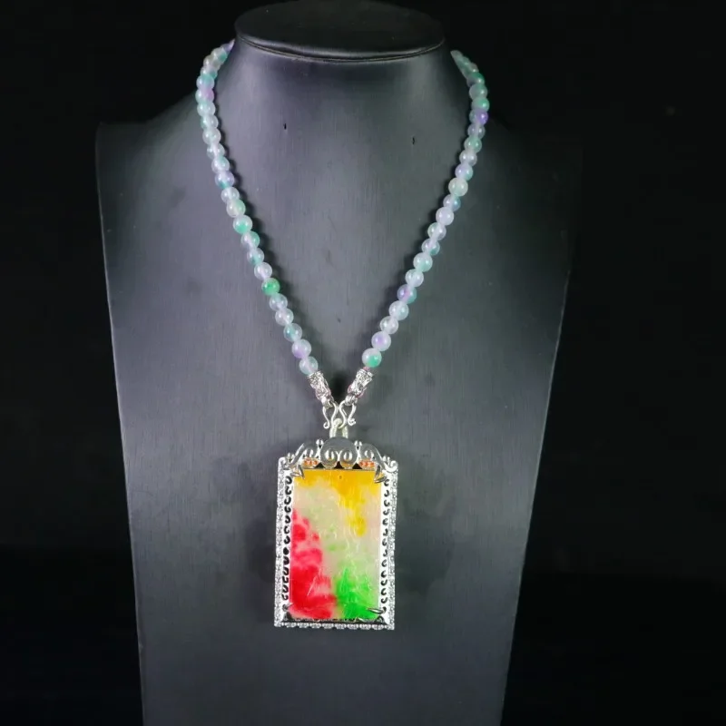 

Стильный и изысканный кулон с пейзажем, ювелирные изделия унисекс-ожерелья