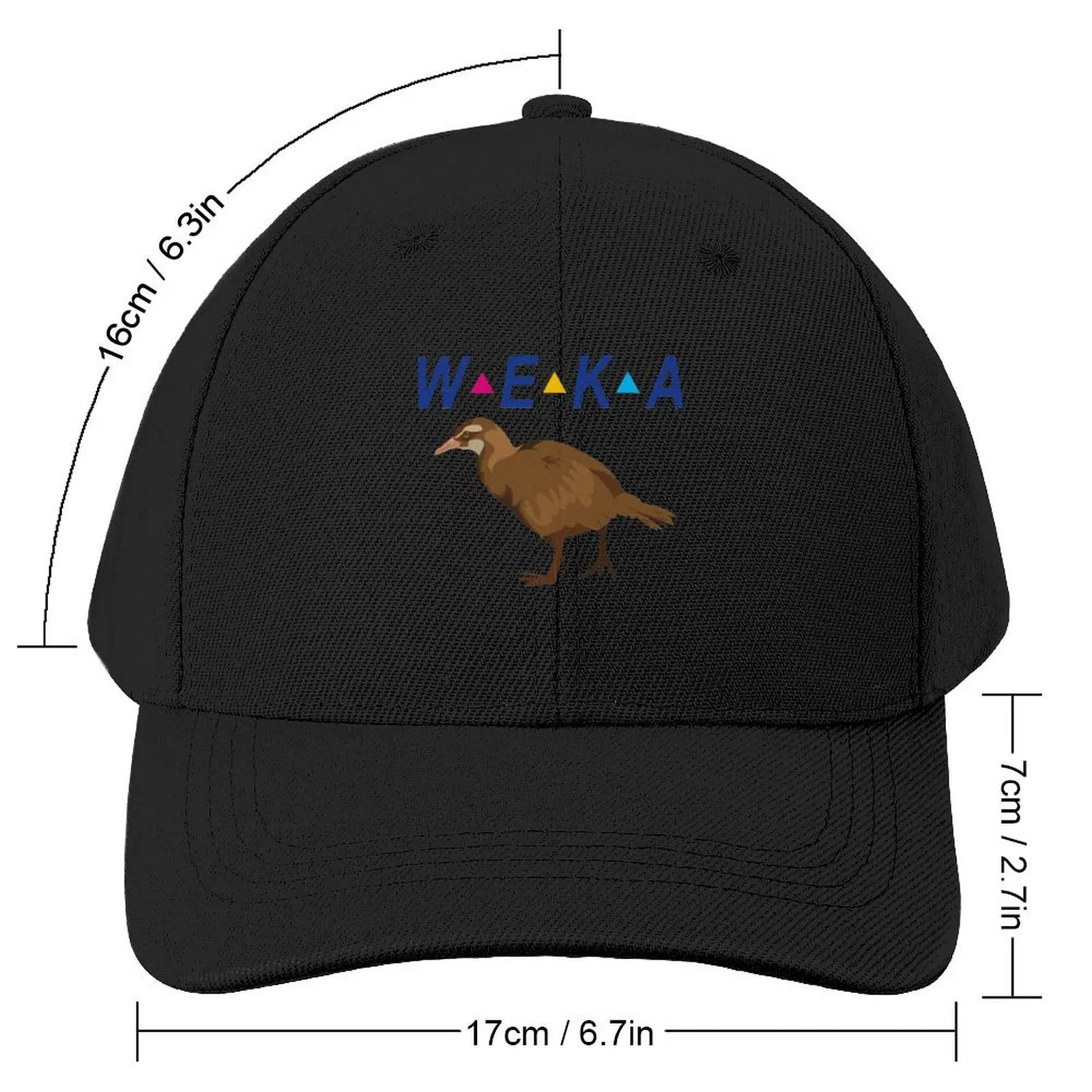 WEKA Native New Zealand Bird Baseball Cap Sports Cap Fishing cap birthday Cosplay Men Hats Women's