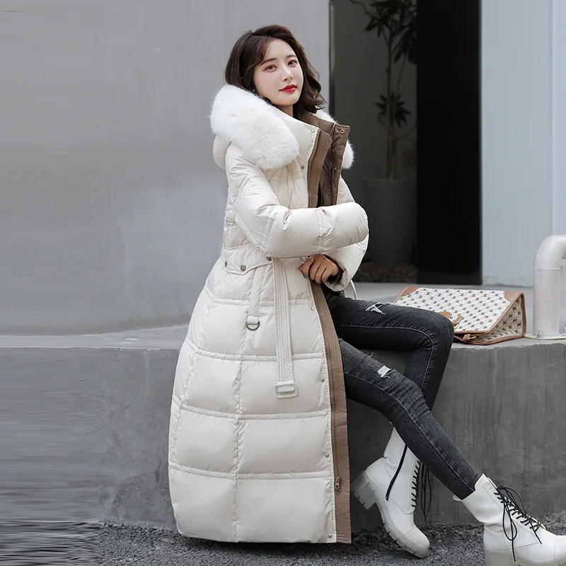 

Женские длинные парки, толстовки с меховым воротником, толстые теплые куртки с длинными рукавами, узкие однотонные пальто на молнии, элегантные зимние пальто с узкой талией